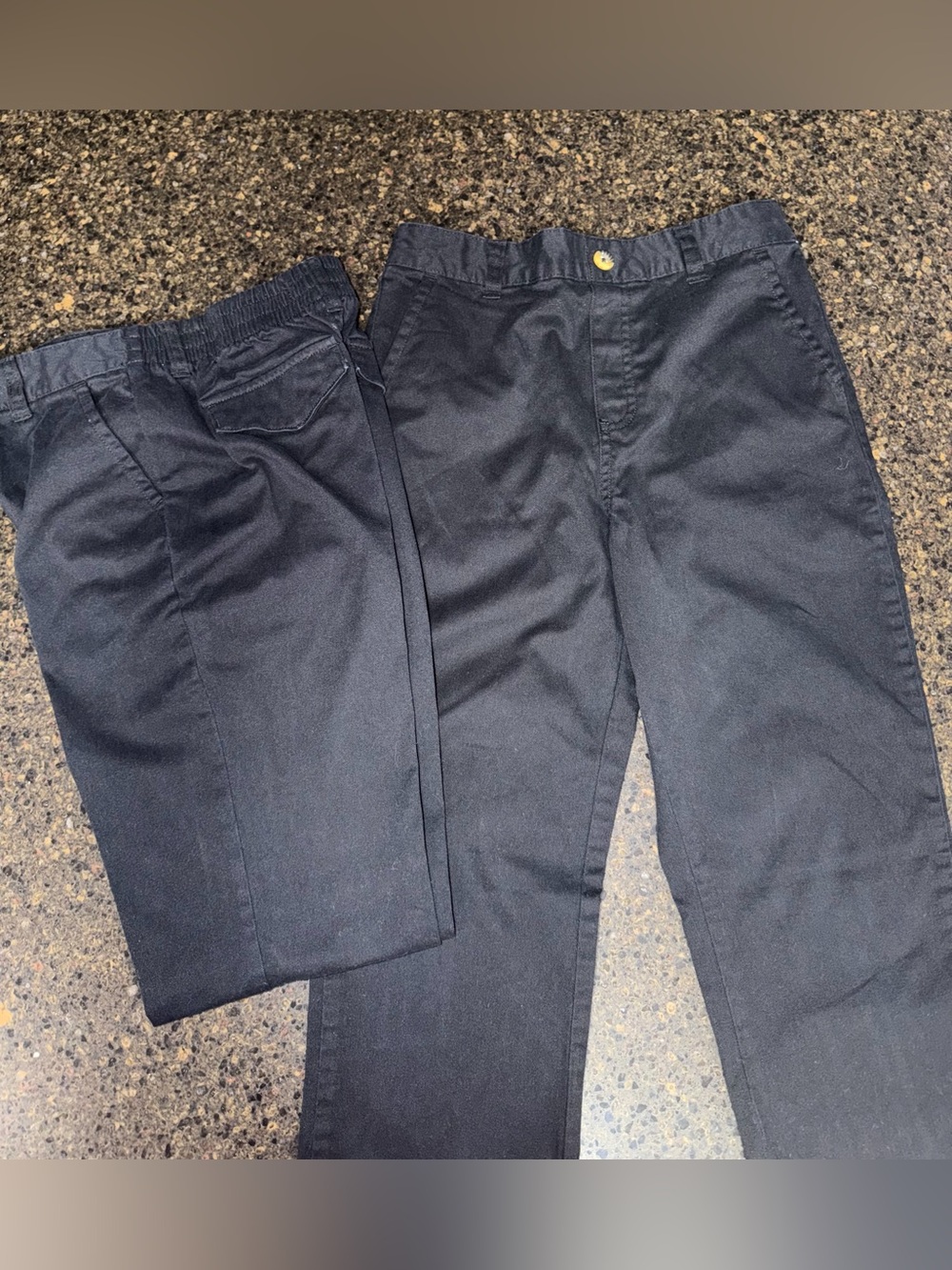 French Toast Black School Uniform BUNDLE LOT SET Girls Chino Twill Dress Pants